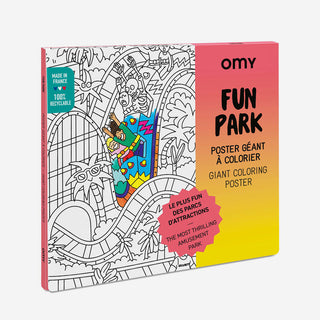 Riesenposter zum Ausmalen Fun Park