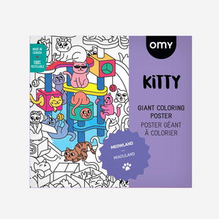 Riesenposter zum Ausmalen Kitty