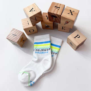Schulkind Neon Lemon Kids Socken