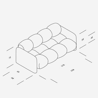 SANDER UP Sofa 2-Seater