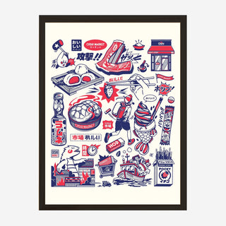 Oishi Tattoos Art Print