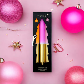 Dip Dye X-Mas Kerzen