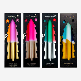 Dip Dye X-Mas Kerzen
