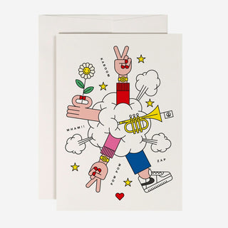 Kaboom Greeting Card