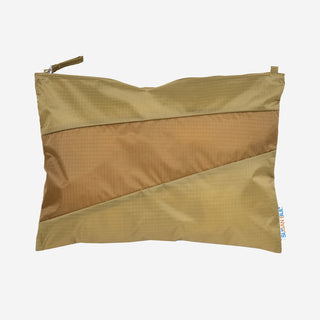 The New Pouch L Moss & Camel