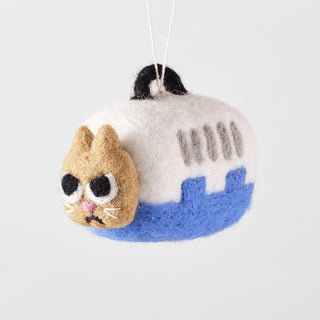 Coco the Cat Hanging Felt Ornament