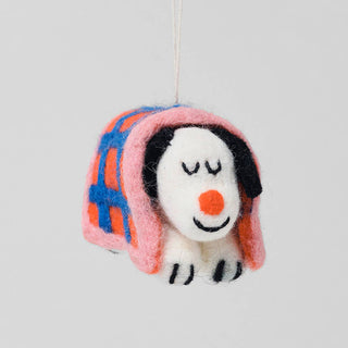 Mimi Dog Hanging Felt Ornament