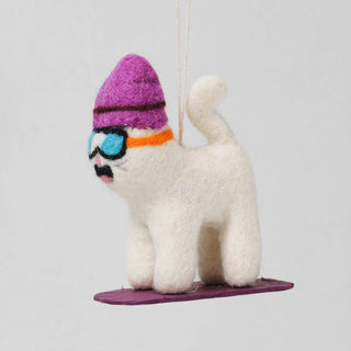 Shaun Cat Hanging Felt Ornament