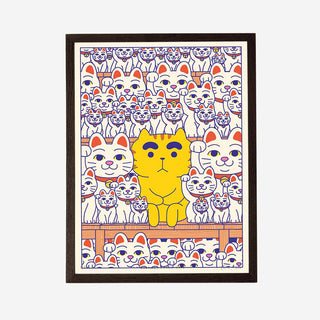 Maneki-Neko Art Print
