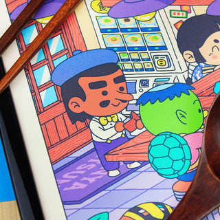 Udon-Ya Art Print