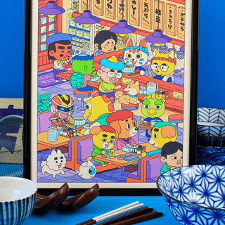 Udon-Ya Art Print