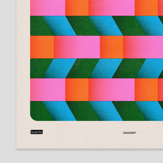 Ziggurat Risography Print