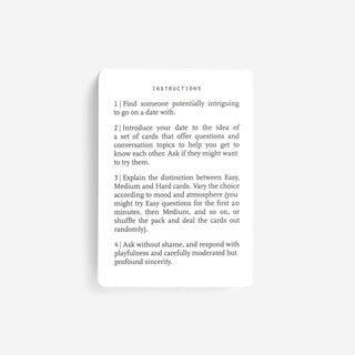 Dating Cards - Card game for better dating