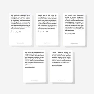 The Dilemmas Game Playing Card Set