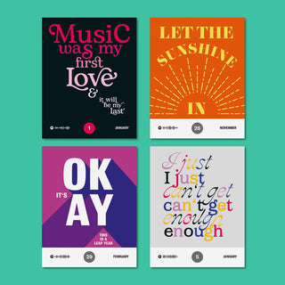 Songspiration Desk Calendar