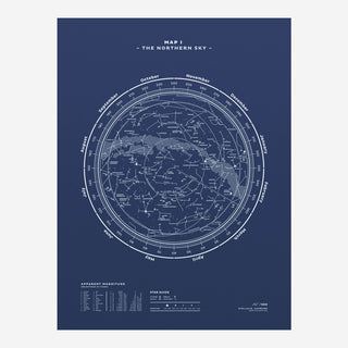The Sky Nightblue Screenprint