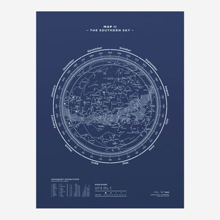 The Sky Nightblue Screenprint