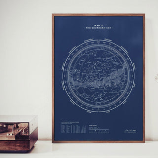 The Sky Nightblue Screenprint