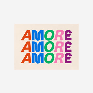 Amore Amore Amore postcard