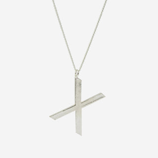 Halskette X – Large Silber