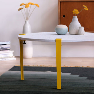 VENEZIA Recycled Plastic Coffee Table – Wohnzimmertisch aus recyceltem Plastik