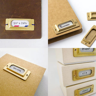 TRC Brass Label Plates