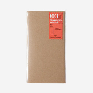 003. Blank Refill