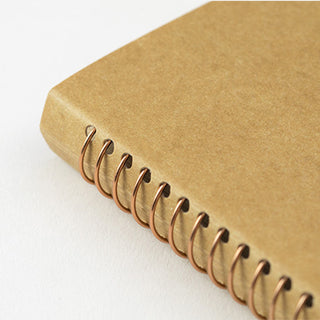 DW Kraft Paper A5 Slim Spiral Ring Notebook