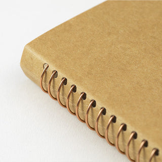DW Kraft Paper A6 Slim Spiral Ring Notebook