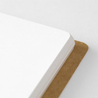 MD White Paper A6 Slim Spiral Ring Notebook