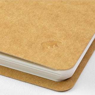 MD White Paper A6 Slim Spiral Ring Notebook