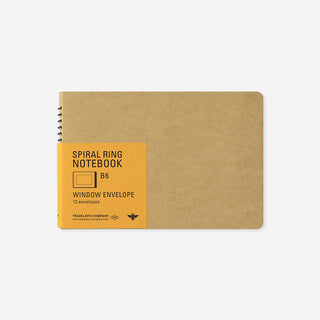 Window Envelope B6 Spiral Ring Notebook
