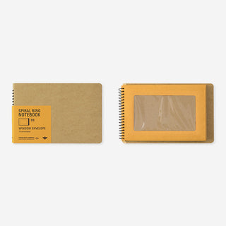 Window Envelope B6 Spiral Ring Notebook