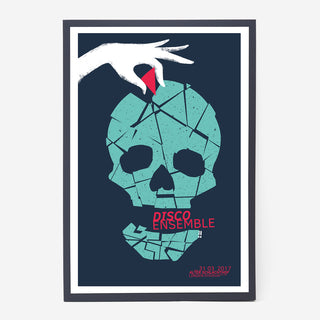 Disco Ensemble screen print gig poster