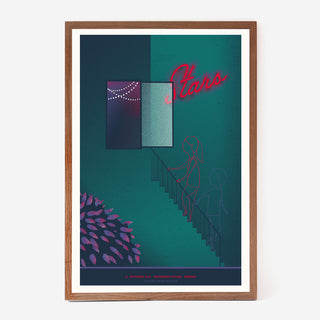 Stars Reeperbahn Festival 2019 screen printed gig poster